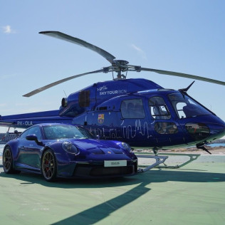 Vuelo en Helicóptero y Ruta en Superdeportivo para dos (Barcelona)
