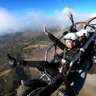 Vuelo en Paramotor Biplaza (Ronda, Málaga)