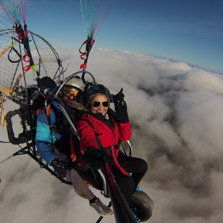 Vuelo en Paramotor Biplaza (La Puebla de los Infantes o Lora del Río, Sevilla)