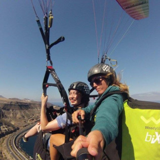 Vuelo en Parapente Biplaza y Fotos (Gran Canaria)