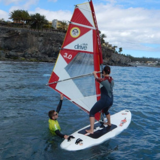 Clase de Windsurf (Tarajalillo, Gran Canaria)