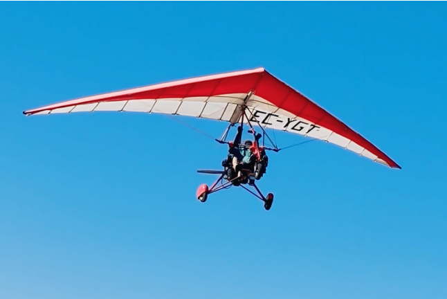 Piloto por un Día: Vuelo en Ala Delta Motorizado con Vídeo (Villafranca de Córdoba, Córdoba)