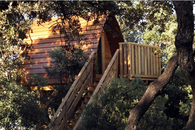 Dormir en una Cabaña en los Árboles para dos (Madrid)
