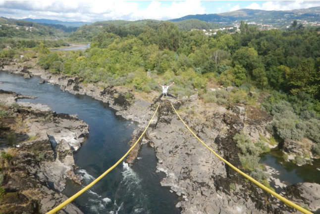 Puenting: 2 Saltos (Arbo, Pontevedra)