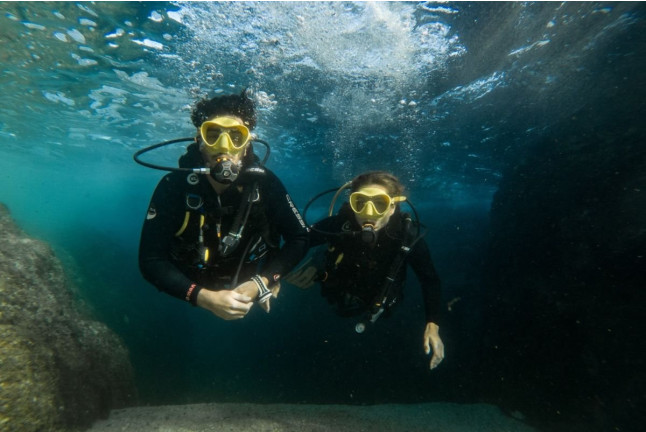 Bautismo de Buceo en el Mar (Tossa de Mar, Girona)