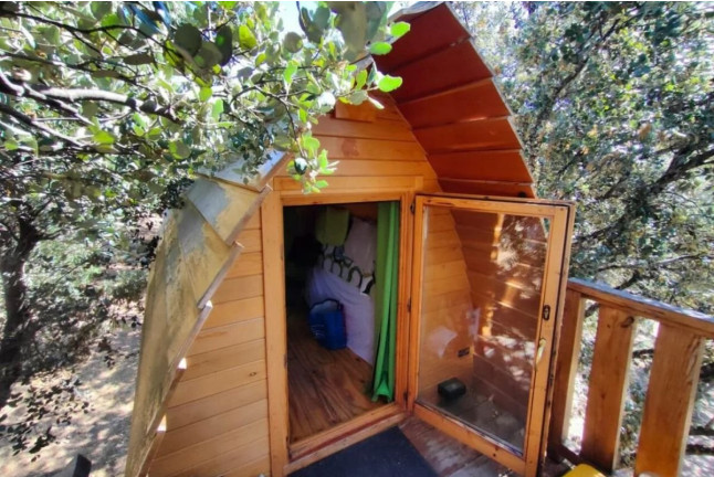Dormir en una Cabaña en los Árboles para dos (Madrid)