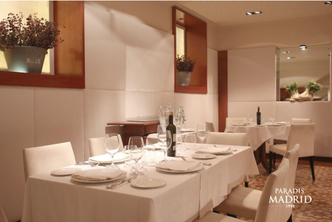 Cena para dos en el Restaurante Paradís (Madrid)