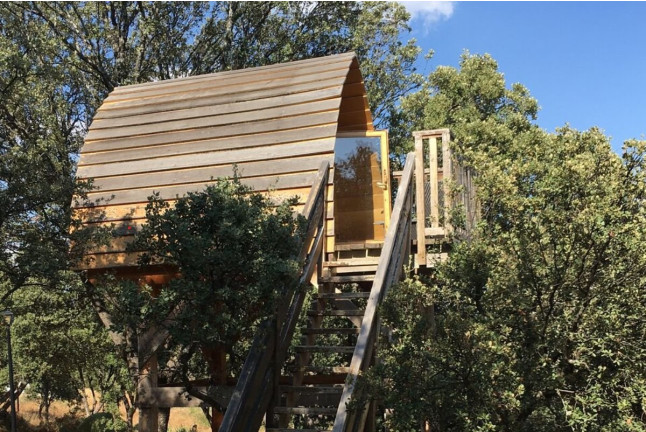 Dormir en una Cabaña en los Árboles para dos (Madrid)