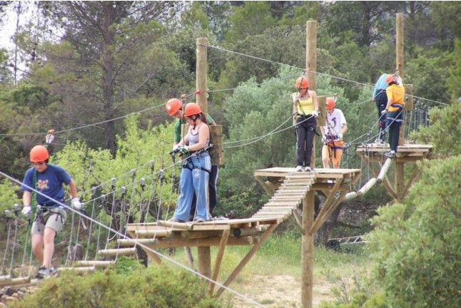 Multiaventura en los Árboles: Arborismo y Tirolinas (Zaragoza)