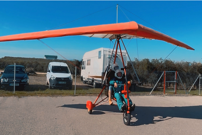 Piloto por un Día: Vuelo en Ala Delta Motorizado con Vídeo (Villafranca de Córdoba, Córdoba)