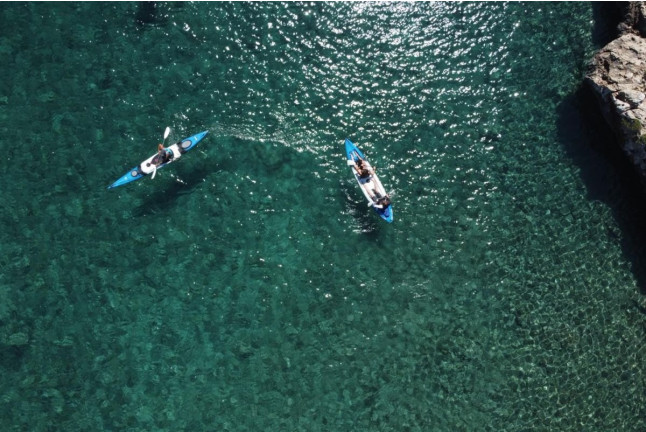 Ruta de las Cuevas en Kayak con Fotos (Cala en Porter, Menorca)