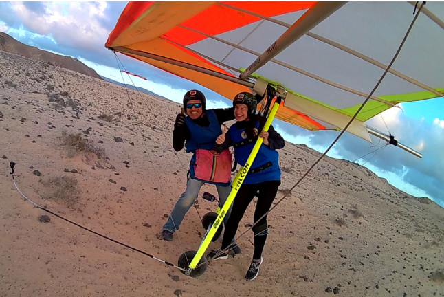 Vuelo en Ala Delta Biplaza con Fotos y Vídeo (Lanzarote, Las Palmas)