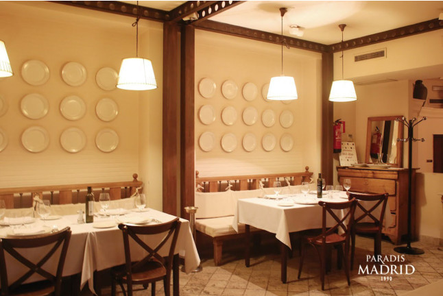 Cena para dos en el Restaurante Paradís (Madrid)
