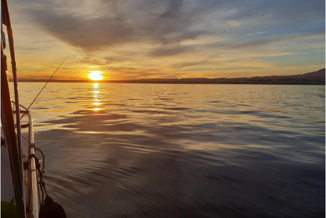 Paseo al Atardecer, Alojamiento en Barco y Cena para dos (Estepona, Málaga)