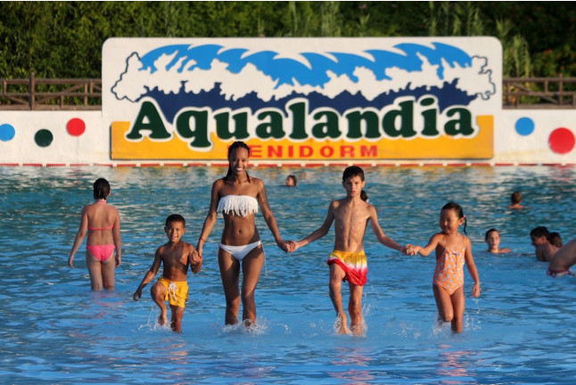 Entrada a Aqualandia (Benidorm, Alicante)