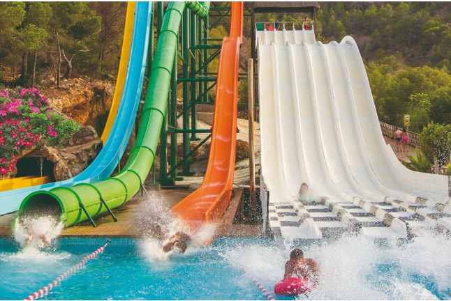 Entrada a Aqualandia (Benidorm, Alicante)