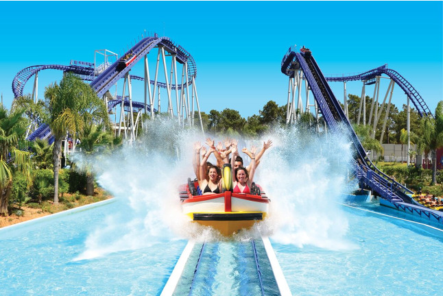 Entrada a Aquashow Park (Quarteira, Portugal)