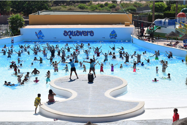 Entrada a Aquavera Parque Acuático (Playas de Vera, Almería)