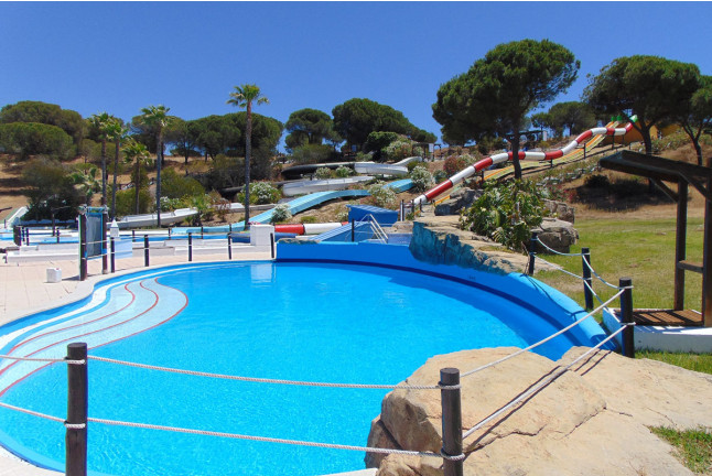 Entrada a Aquopolis Cartaya (Huelva)