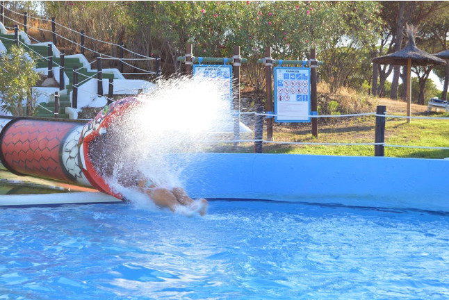 Entrada a Aquopolis Cartaya (Huelva)