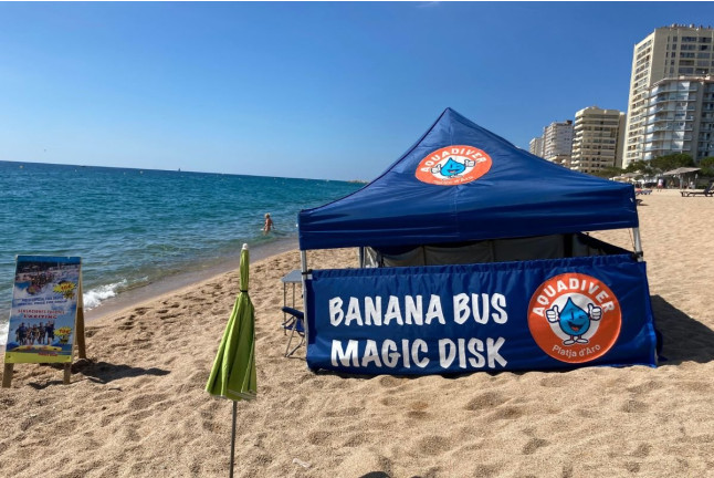 Sesión de Banana Boat o Magic Disc en Platja d'Aro (Girona)