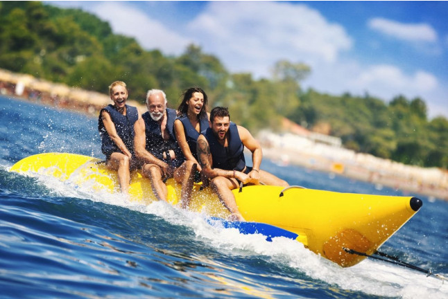 Banana Boat desde el Port Fòrum (Barcelona)