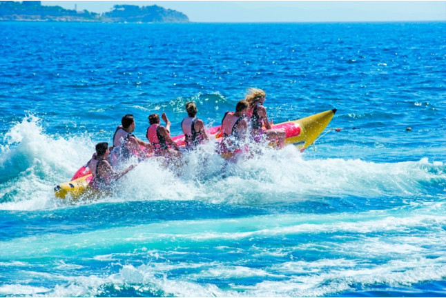 Banana Boat desde el Port Fòrum (Barcelona)