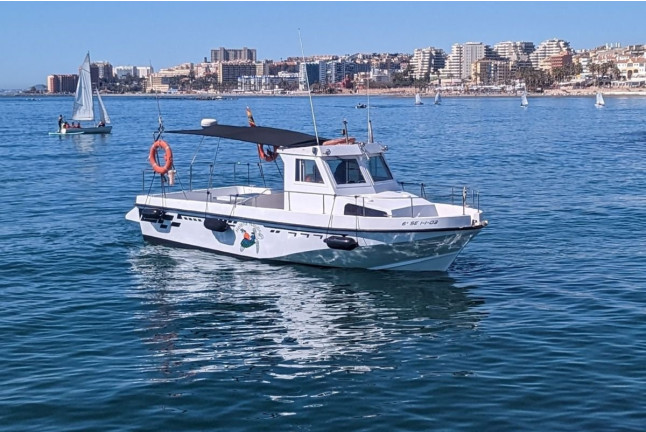 Salida en Barco Privado con Avistamiento de Delfines, Snorkel, Paddle SUP y Bebida Ilimitada para dos (Benalmádena, Málaga)