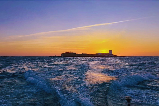 Visita al Castillo Sancti Petri en Barco para dos (Chiclana de la Frontera, Cádiz)