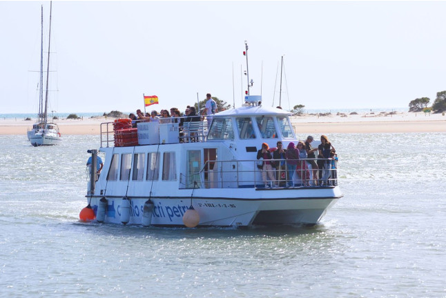 Visita al Castillo Sancti Petri en Barco para dos (Chiclana de la Frontera, Cádiz)