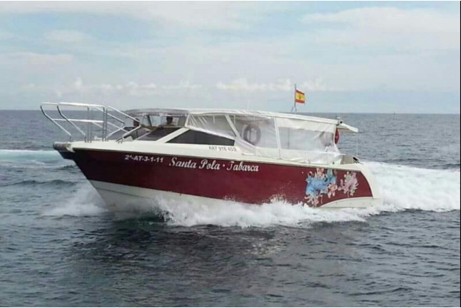 Viaje en barco a la Isla de Tabarca (Santa Pola, Alicante)
