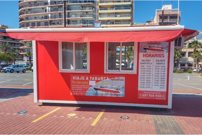 Viaje en barco a la Isla de Tabarca (Santa Pola, Alicante)