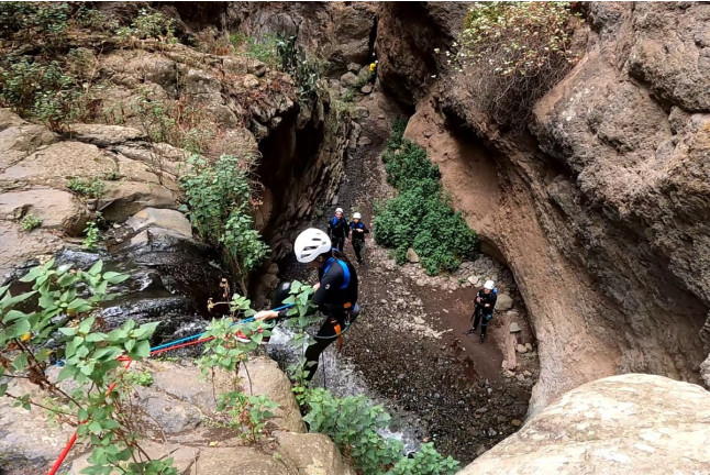 Barranquismo Acuático: Barranco de Cernícalos (Gran Canaria)