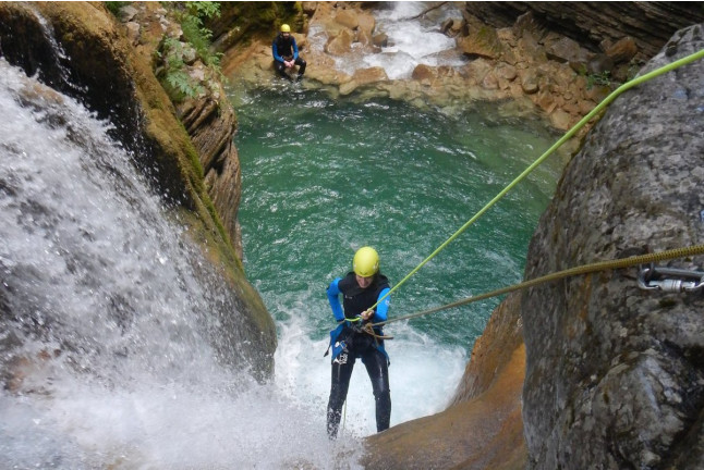 Descenso de Barrancos con Fotos: Las Gloces, Furco, Forcos o El Gorgol (Huesca)
