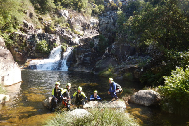 Barranquismo en Barranco del Cerves Superior o en Barranco del Verdugo (Ourense / Pontevedra)