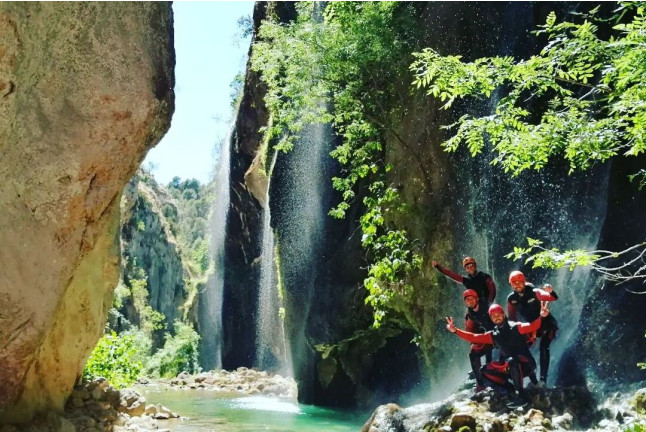 Barranquismo en la Sierra de Cazorla (Jaén)