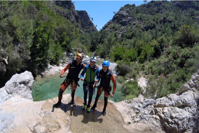 Barranquismo en la Sierra de Cazorla (Jaén)