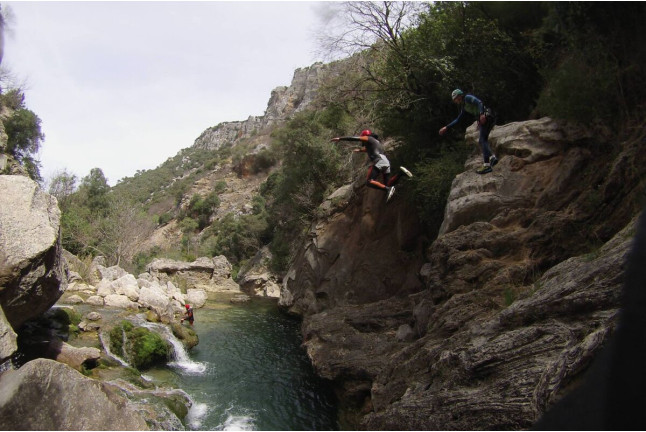 Barranquismo en la Sierra de Cazorla (Jaén)