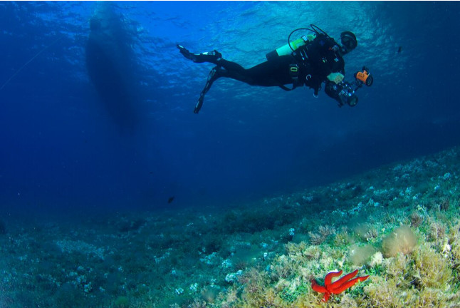 Bautismo de Buceo en Calvià (Mallorca)
