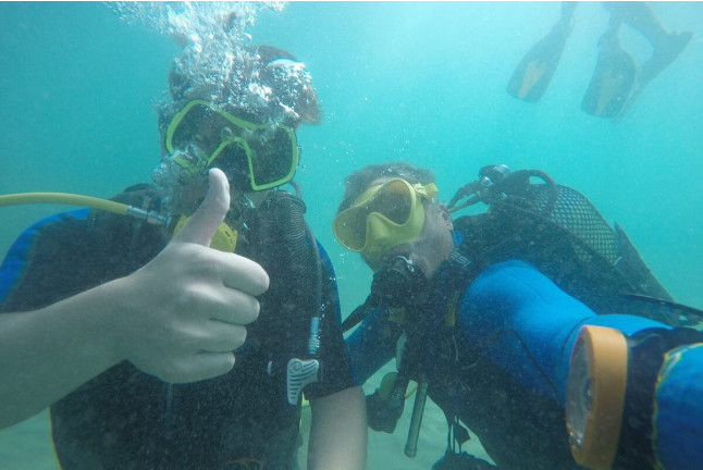 Bautismo de Buceo (Dénia, Alicante)