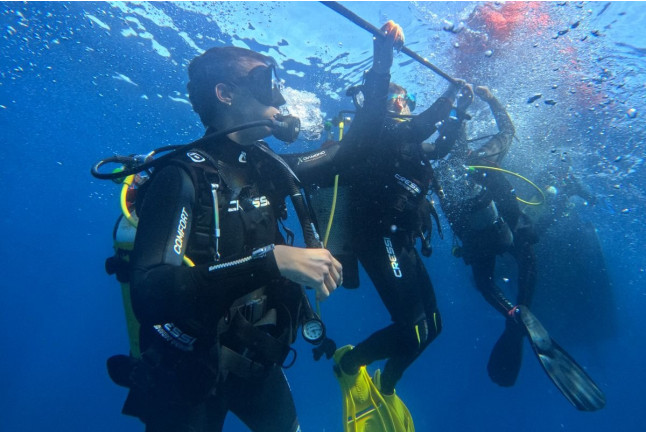 Bautizo de Buceo (Miami Platja, Tarragona)