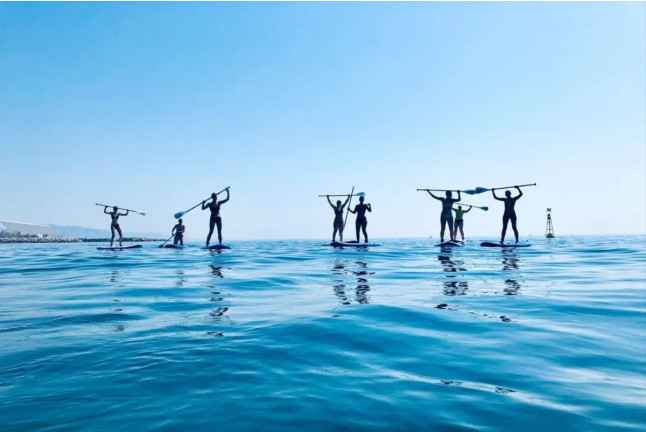 Amanecer o Atardecer en Paddle Surf (Barcelona)