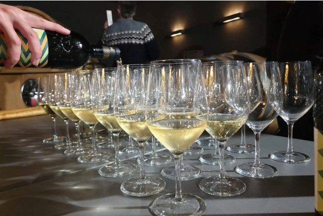 Hambre de Vino: Visita a Bodega, Cata de Vino y Maridaje para dos en Unsi Wines (Olite, Navarra)