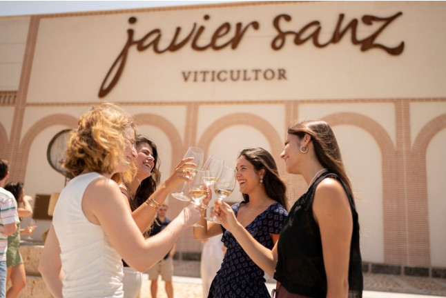 Visita a Bodega Subterránea y Lagar Histórico con Cata de Vinos y Tapas para dos en Javier Sanz Viticultor (La Seca, Valladolid)
