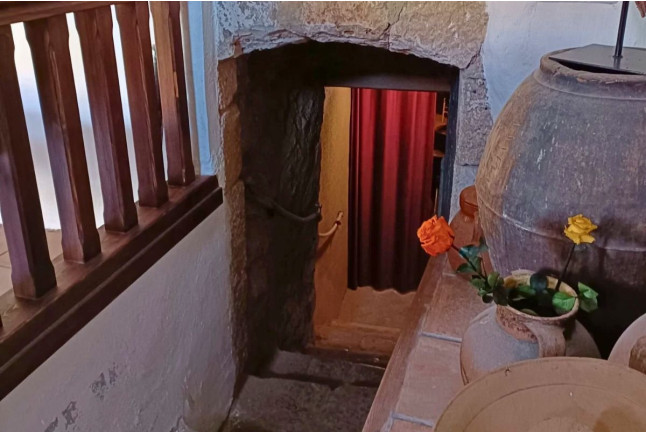 Visita con Espectáculo, Degustación de Vino en Jarrillo de Barro y Aperitivo para dos en Bodega La Olmilla (Peñafiel, Valladolid)