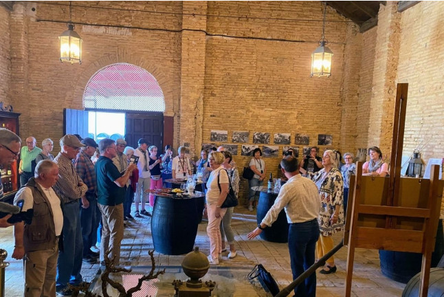 Visita a Bodegas Andrade, Viñas y Museo del Vino con Vermut, Cata de Vinos y Tapas para dos (Huelva)