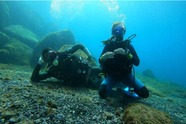Bautizo de Buceo en la Reserva Natural Protegida de La Caleta de Adeje (Tenerife)