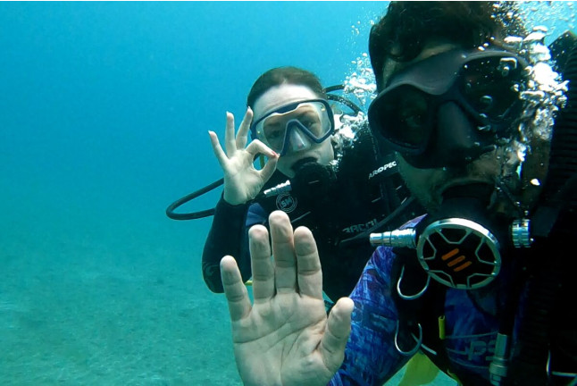 Bautizo de Buceo en la Reserva Natural Protegida de La Caleta de Adeje (Tenerife)