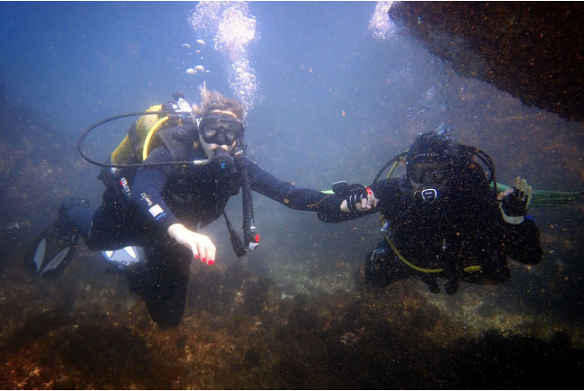 Bautismo de Buceo con Fotos en Isla de Mouro (Santander, Cantabria)