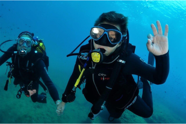 Bautizo de buceo en el mar con instructor personal (Mataró, Barcelona)